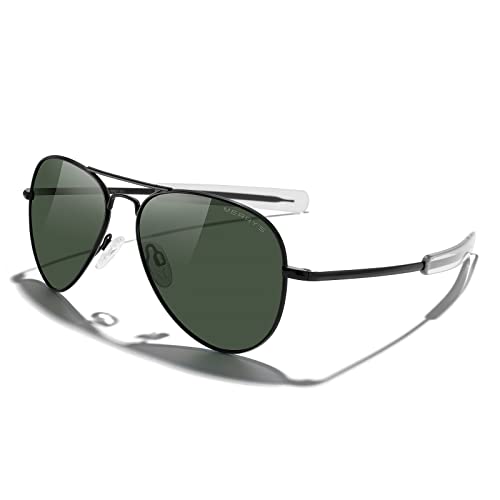 Matte Black Frame/Green Polarized Lens