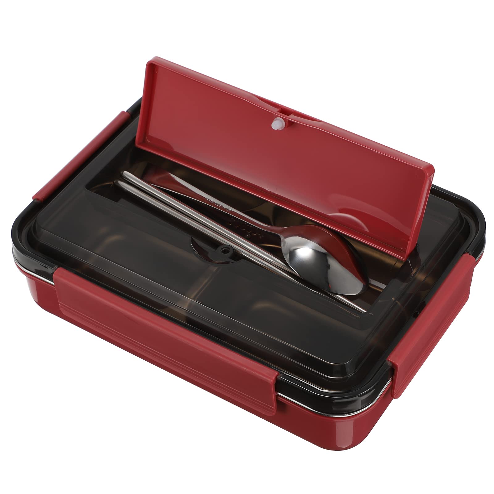 DOITOOL 304 Stainless Steel Kids Lunch Box - Bento Box with Cutlery Set for School, Office & Picnic | Thermal Insulated Food Container for Indoor & Outdoor Use | Perfect for Students, Camping and Work Lunch