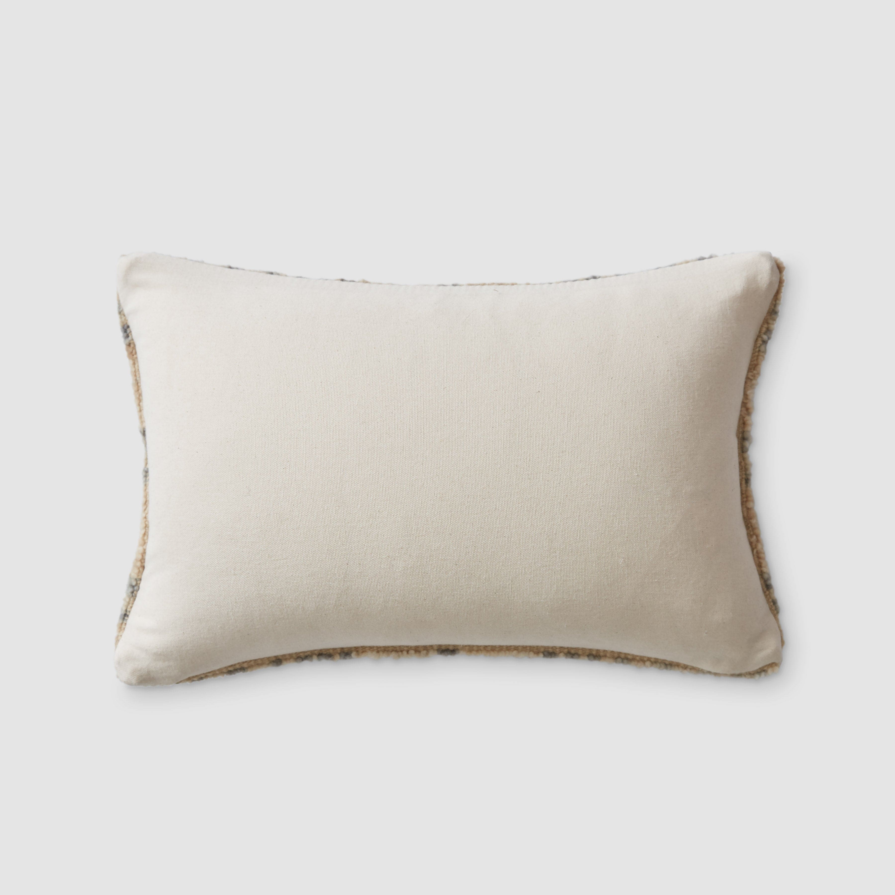 Hand Knotted Lumbar Pillow - Premium Boho Home Decor for Sofa, Bed & Office - Supportive & Stylish Back Cushion for Living Room, Bedroom & Workspace
