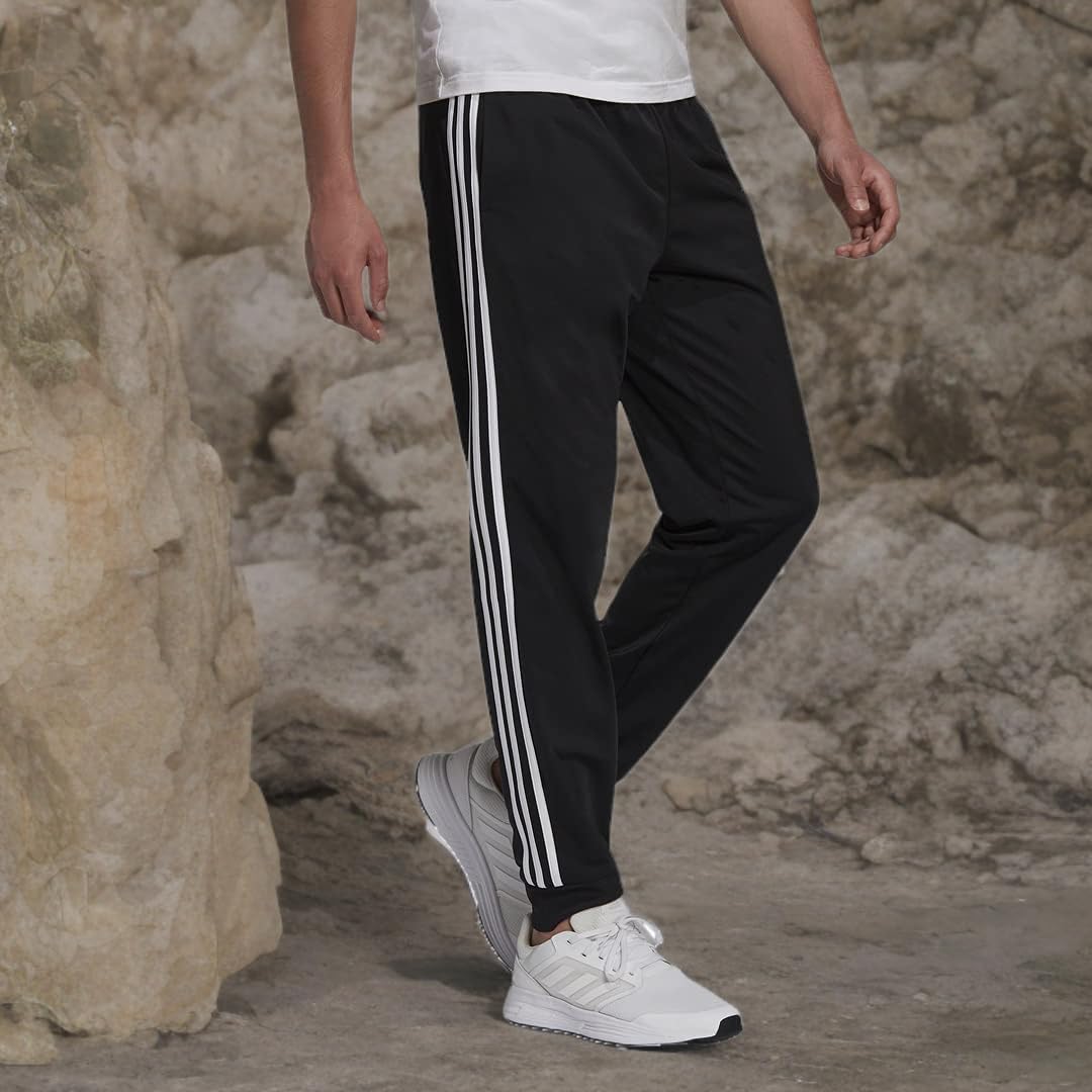adidas Men's Essentials 3-Stripes Tricot Jogger Pants - Comfortable Athletic Sweatpants for Running, Gym & Casual Wear