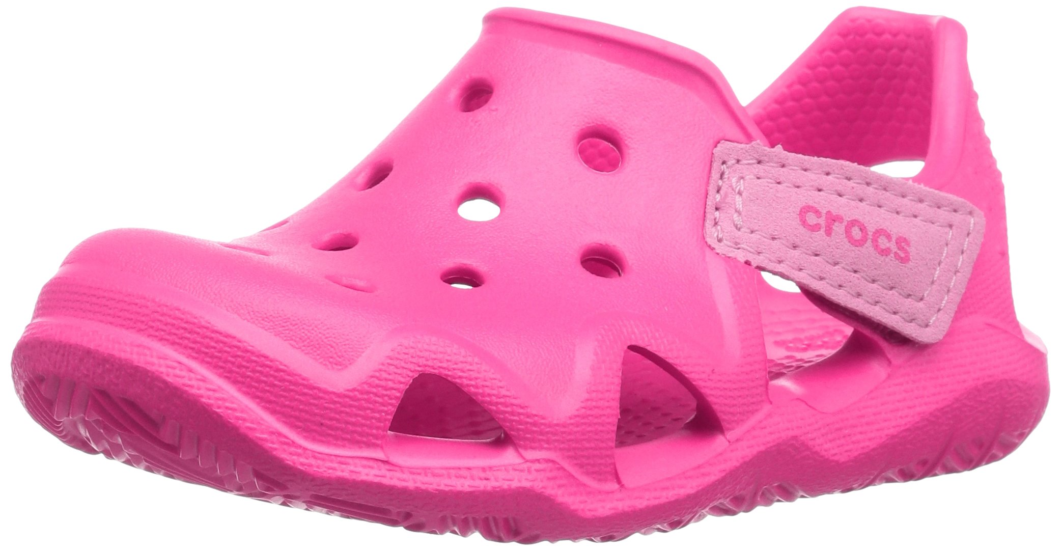 Crocs Kids' Swiftwater Wave Sandal - Comfortable Water Shoes for Boys & Girls | Beach, Pool & Outdoor Play