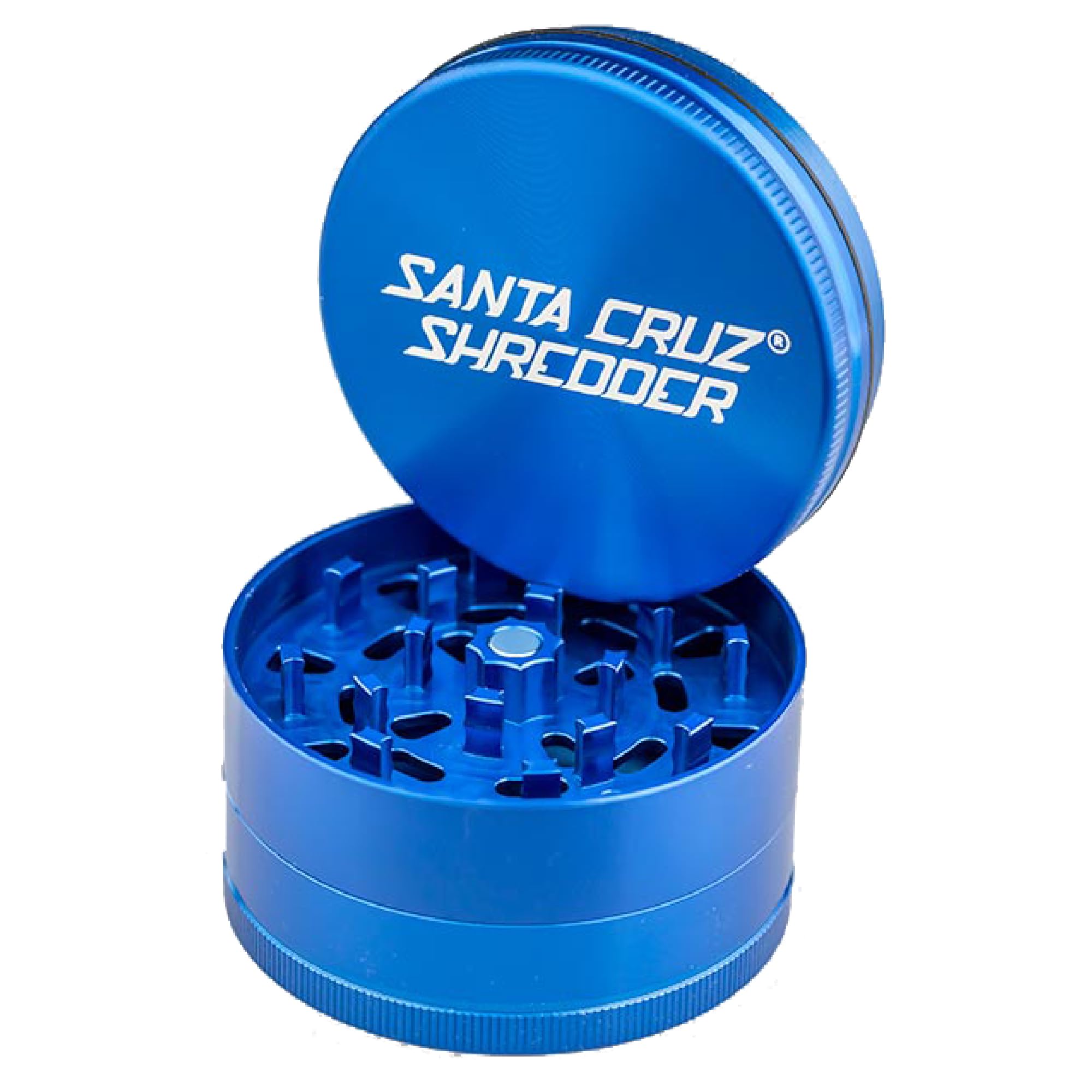 Premium Santa Cruz Shredder 3-Piece Metal Herb Grinder - 2.7