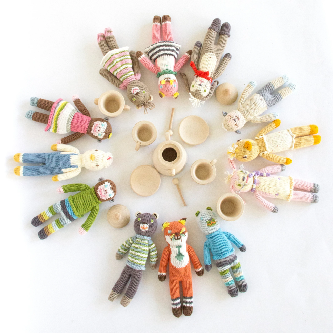 Blabla Rattle Wooly Sheep - Soft Baby Teether Toy for Soothing & Sensory Play - Perfect for Newborns, Infants & Toddlers