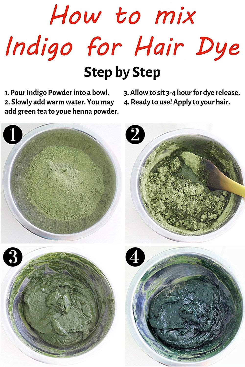 Malvaniya Herbal Care Natural Indigo Powder for Hair & Beard Coloring - 100% Pure Black Hair Dye (100g) | Safe Chemical-Free Gray Coverage for Men & Women | DIY Home Hair Coloring Treatment