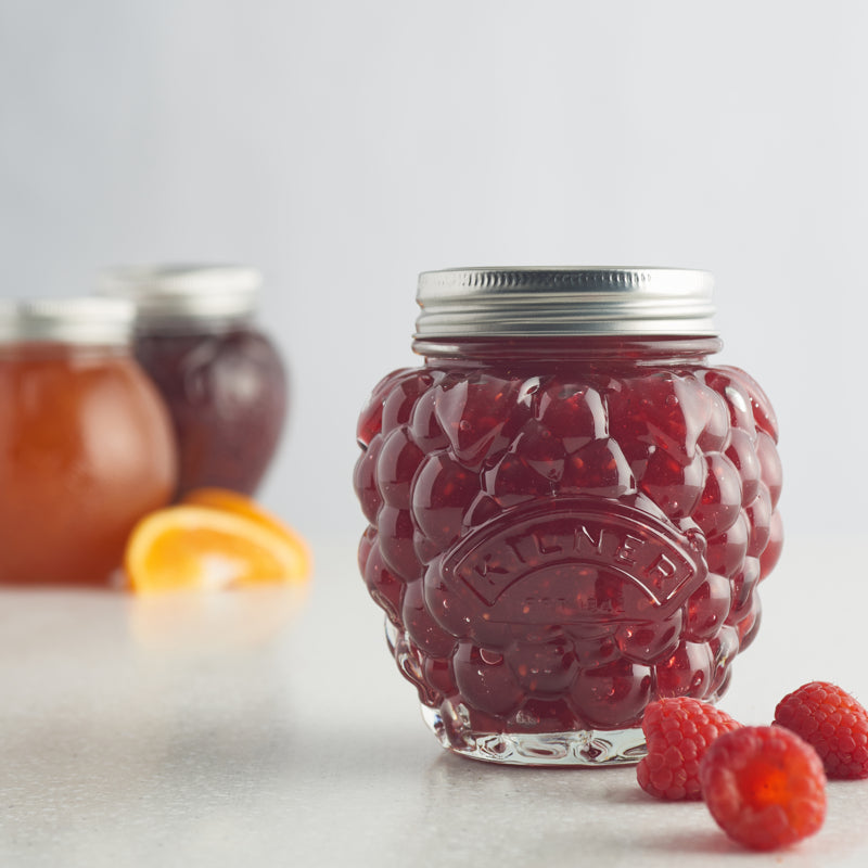 Kilner 400ml Glass Preserve Jar for Homemade Berry Jam - Perfect for Canning, Jelly Making & DIY Gifts