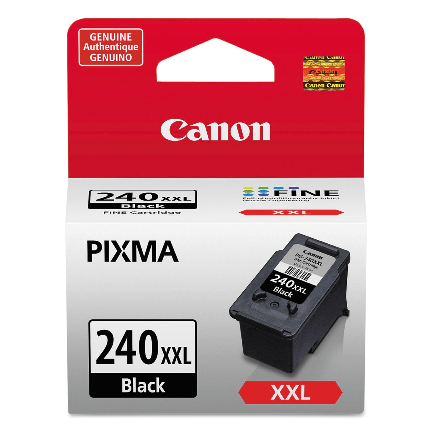 Canon PG-240XL High Yield Black Ink Cartridge (5204B001) - 600 Page Yield, ChromaLife100+ Technology for Vibrant Prints - Ideal for Home, Office & Photo Printing