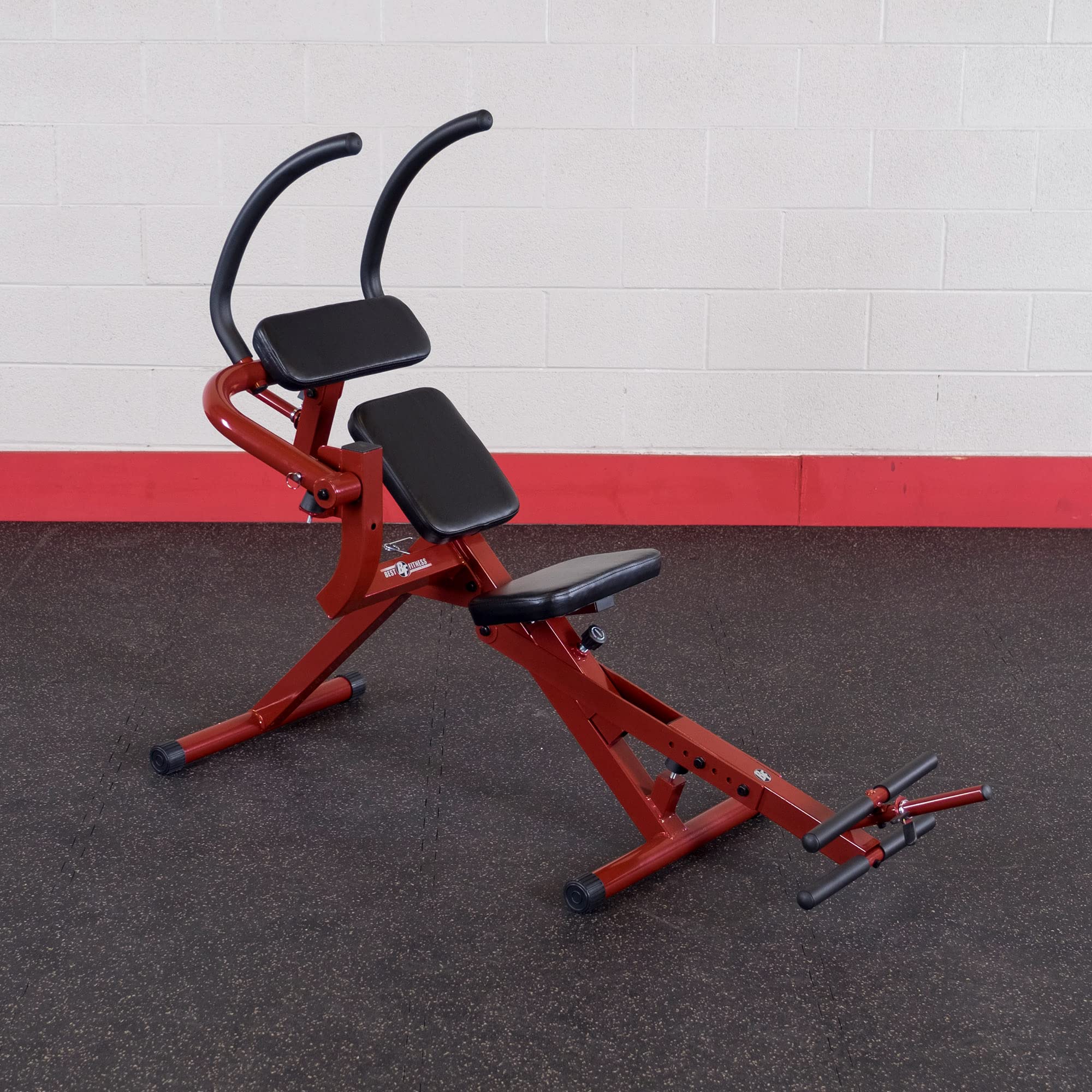 Best Semi Recumbent Ab Crunch Bench BFAB20B - Home Gym Equipment for Lower & Upper Abdominal Workout - Adjustable Strength Training Machine for Core Exercises - Perfect for Small Spaces & Home Fitness Routines