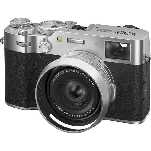 FUJIFILM X100VI Digital Camera 40.2MP APS-C Sensor - Silver | Compact & Lightweight for Travel, Street Photography & Vlogging