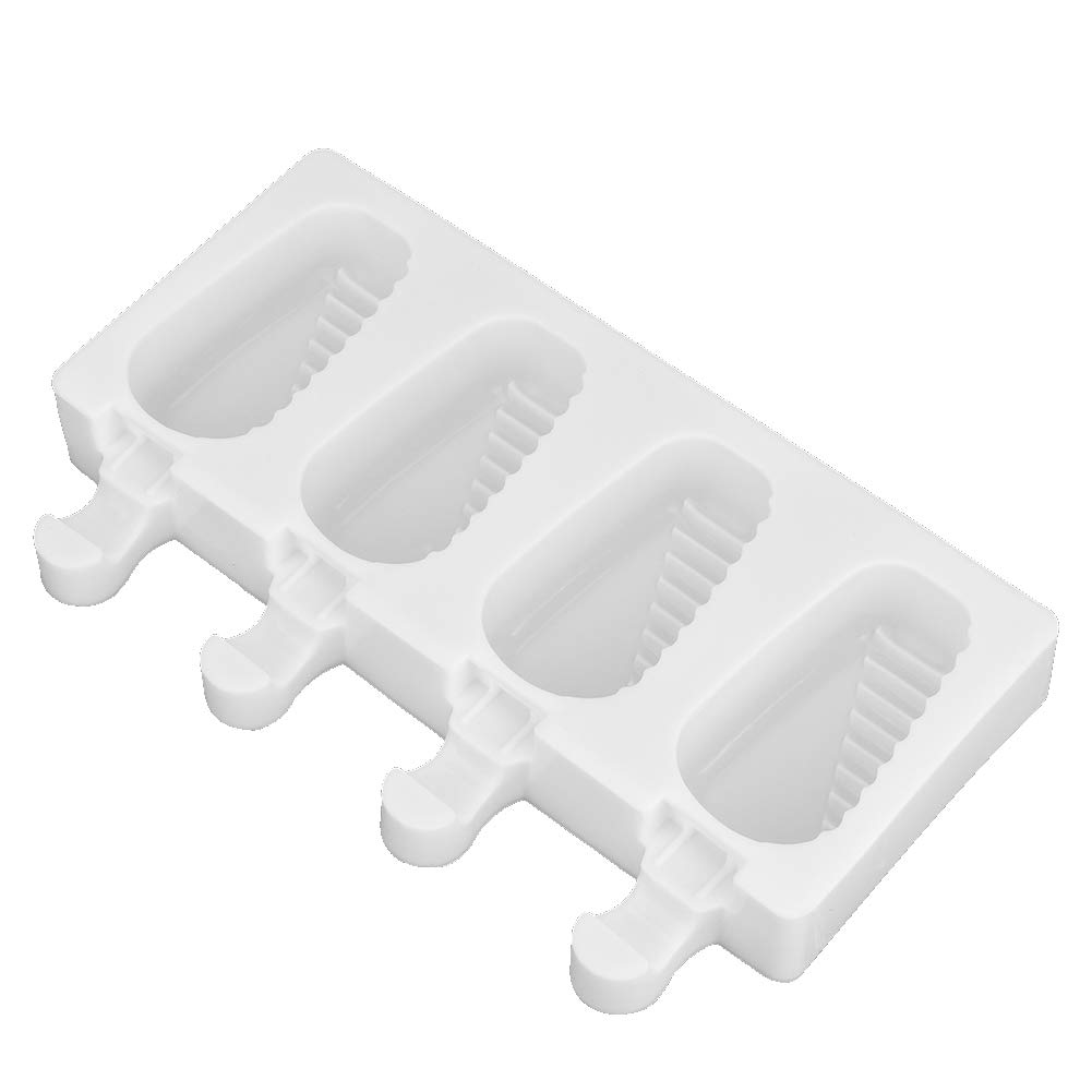 8-Cavity Rectangular Silicone Ice Pop Molds Set - DIY Homemade Ice Cream Maker & Popsicle Molds for Kids, Mini Ice Cream Molds - Perfect for Summer Treats, Birthday Parties & Kitchen DIY Projects