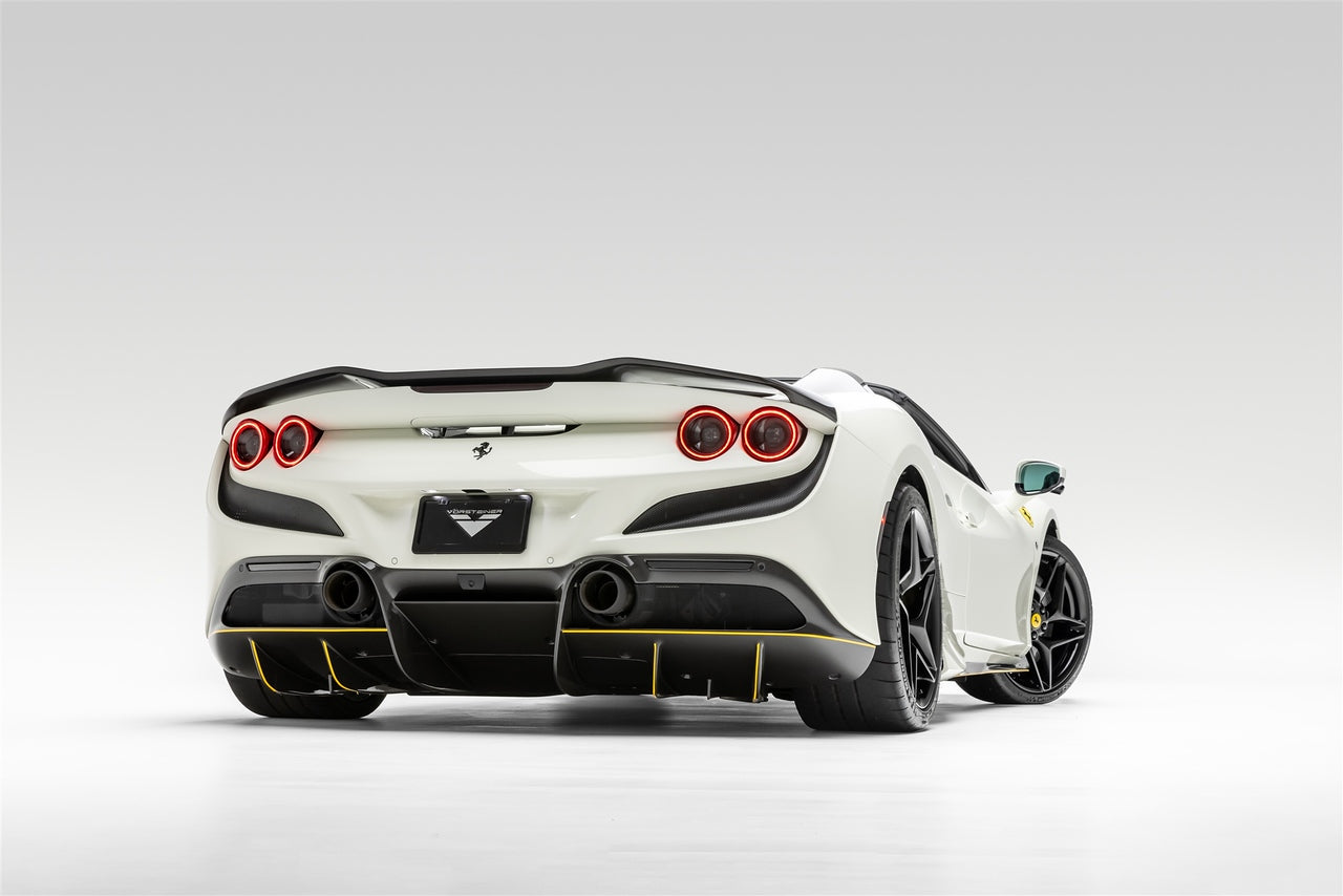 Ferrari F8 VRS Aero Program Performance Upgrade Kit - Carbon Fiber Body Kit & Spoiler for Track & Street Racing | Enhance Speed & Style