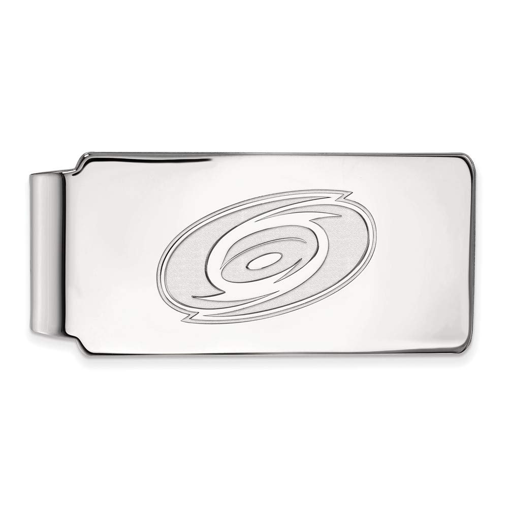 Carolina Hurricanes Sterling Silver Money Clip - Perfect for Gifts, Fans & Everyday Use