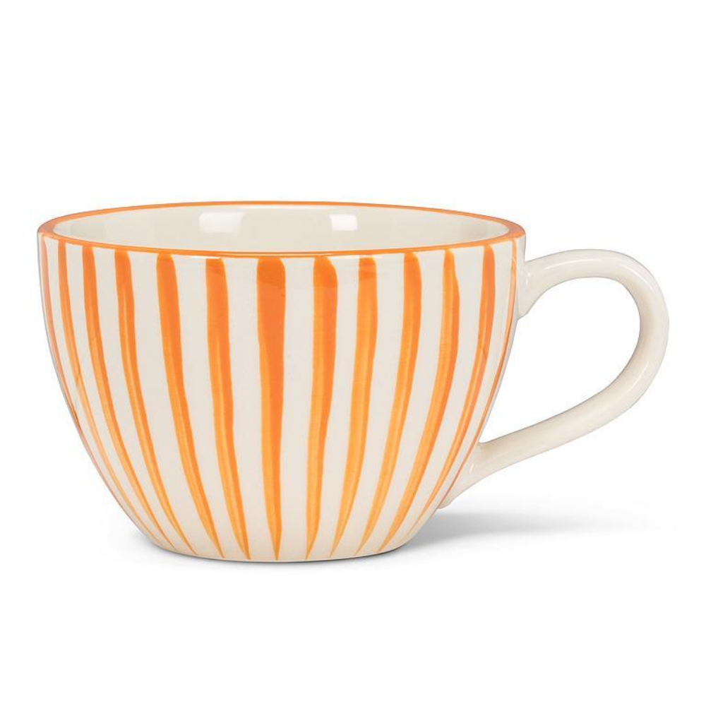 Premium Cabana Latte Mug - 12oz Ceramic Coffee Cup with Handle for Hot & Cold Drinks - Perfect for Home, Office, and Outdoor Use