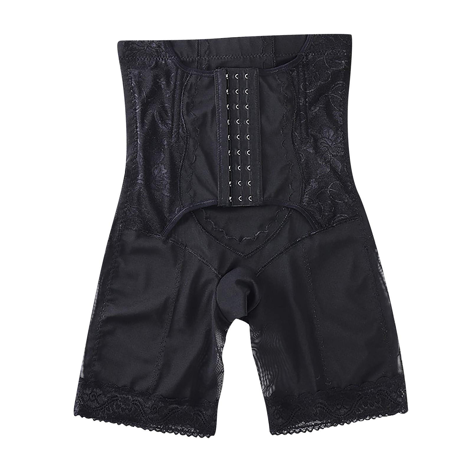 High Waisted Body Shaper Boyshorts for Women - Lace Tummy Control Shapewear Corset Girdle - Slimming Underwear for Daily Wear, Workout & Special Occasions