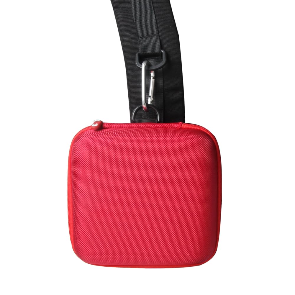 NIIMBOT B21 Inkless Label Maker Hard Travel Case - Durable Protective Cover for Label Printer, Compact & Lightweight (Red) - Perfect for Office, Home, Travel & Business Organization