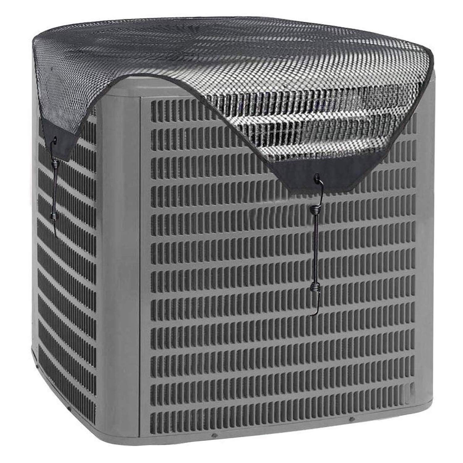 AC Cover - 36x36 Black Air Conditioner Leaf Guard for Central Units - Protects from Leaves, Cottonwood & Debris - Outdoor Use for Home & Garden