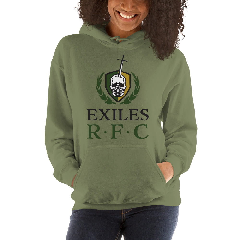 Exiles RFC Heavy Blend Hoodie - Premium Cotton Pullover for Men & Women - Cozy Winter Sweatshirt for Rugby Fans & Outdoor Activities
