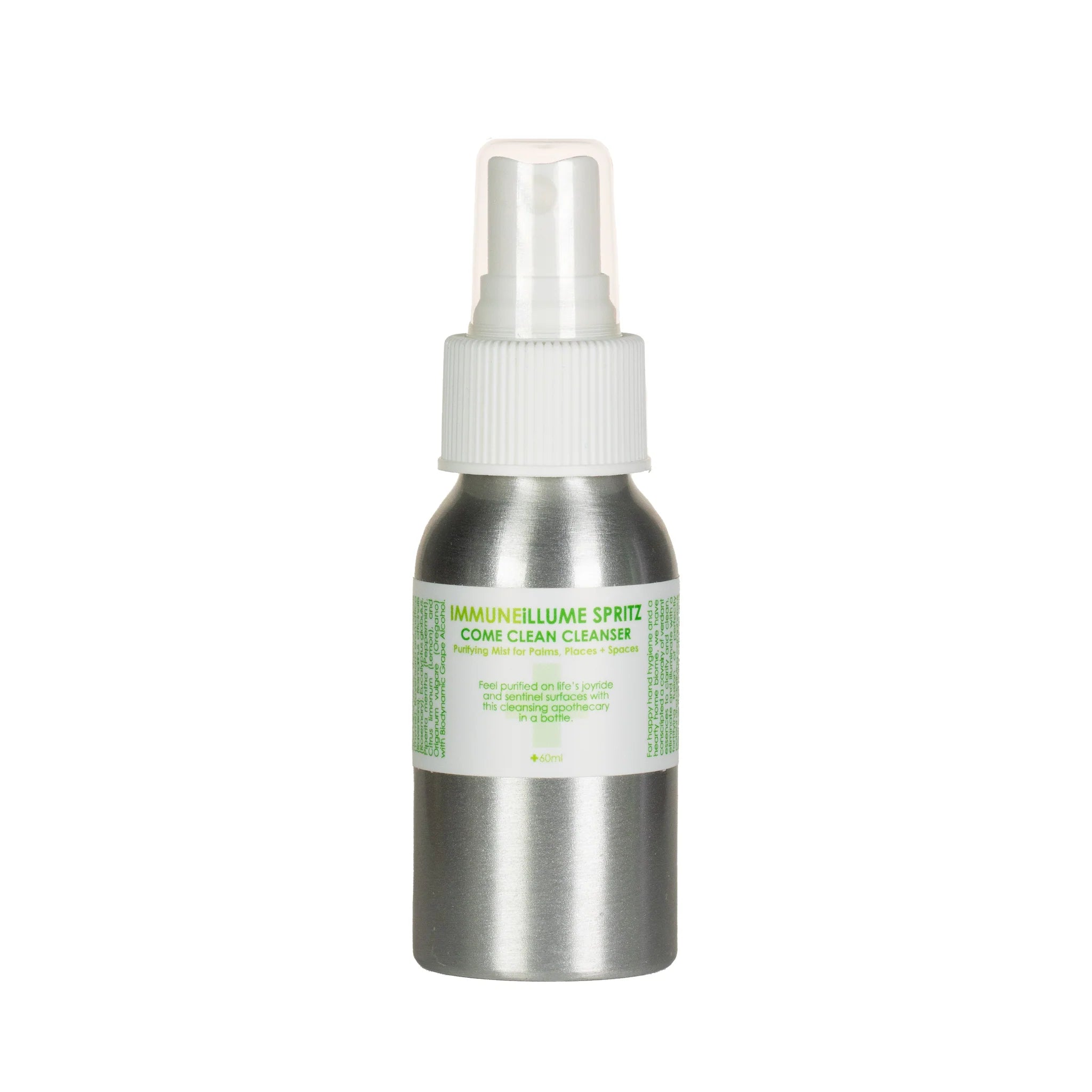 Immuneillume Spritz Come Clean Cleanser | Purifying Hand & Surface Sanitizing Mist for Home, Office & Travel - Kills Germs & Refreshes Skin