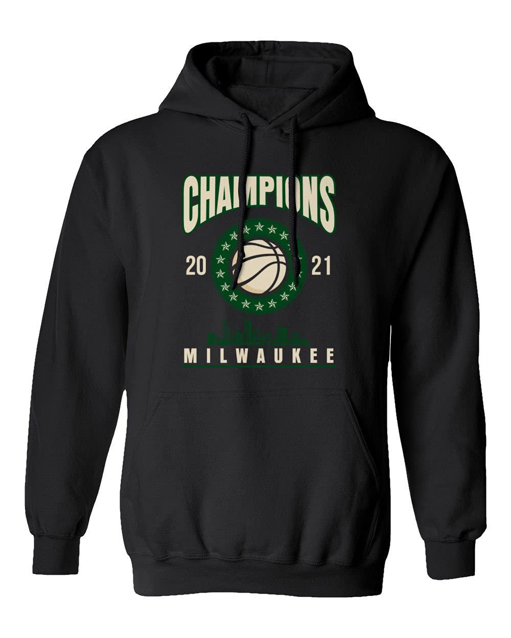 Milwaukee Bucks 2021 NBA Champions Unisex Hooded Sweatshirt - Comfortable Fan Apparel for Basketball Games & Casual Wear