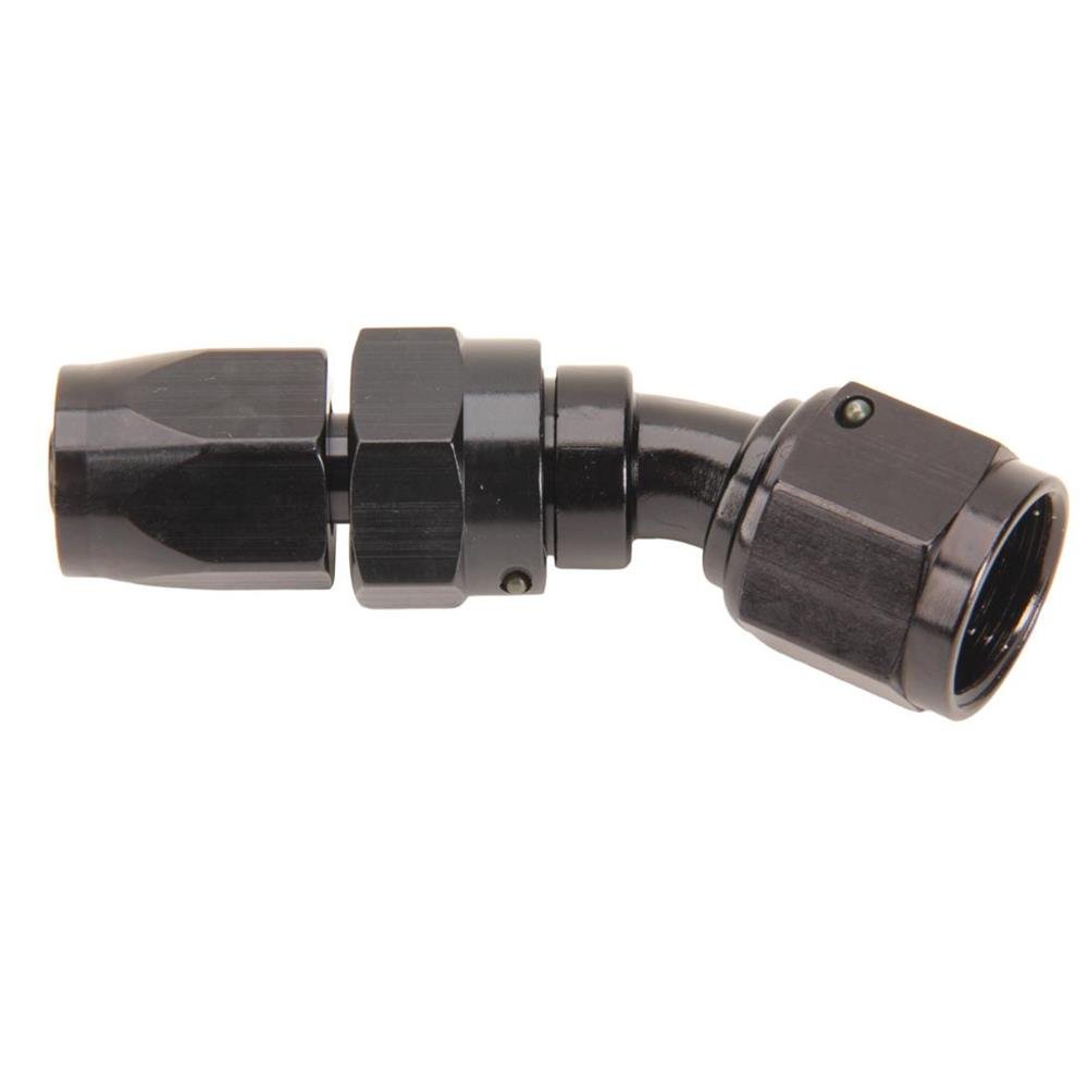 Fragola Performance Systems 223007-BL #8 Female to #6 Hose 30 Degree Hose End Fitting - Black | High-Performance Fuel & Oil Line Connector for Racing & Automotive Applications