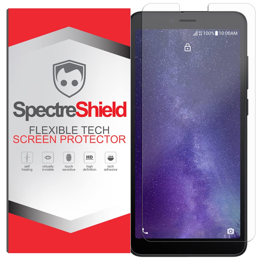 TCL SIGNA Screen Protector - Spectre Shield Case Friendly Flexible TPU Film - Full Coverage Clear Protection for Everyday Use & Travel