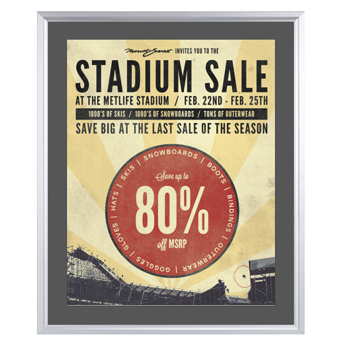 Premium Designer Beveled Slide-In Picture Frames 14x22 Inches - Set of 2 with Wide Matboard for Posters, Artwork & Photos | Perfect for Home Decor, Office Display & Wall Gallery Arrangement