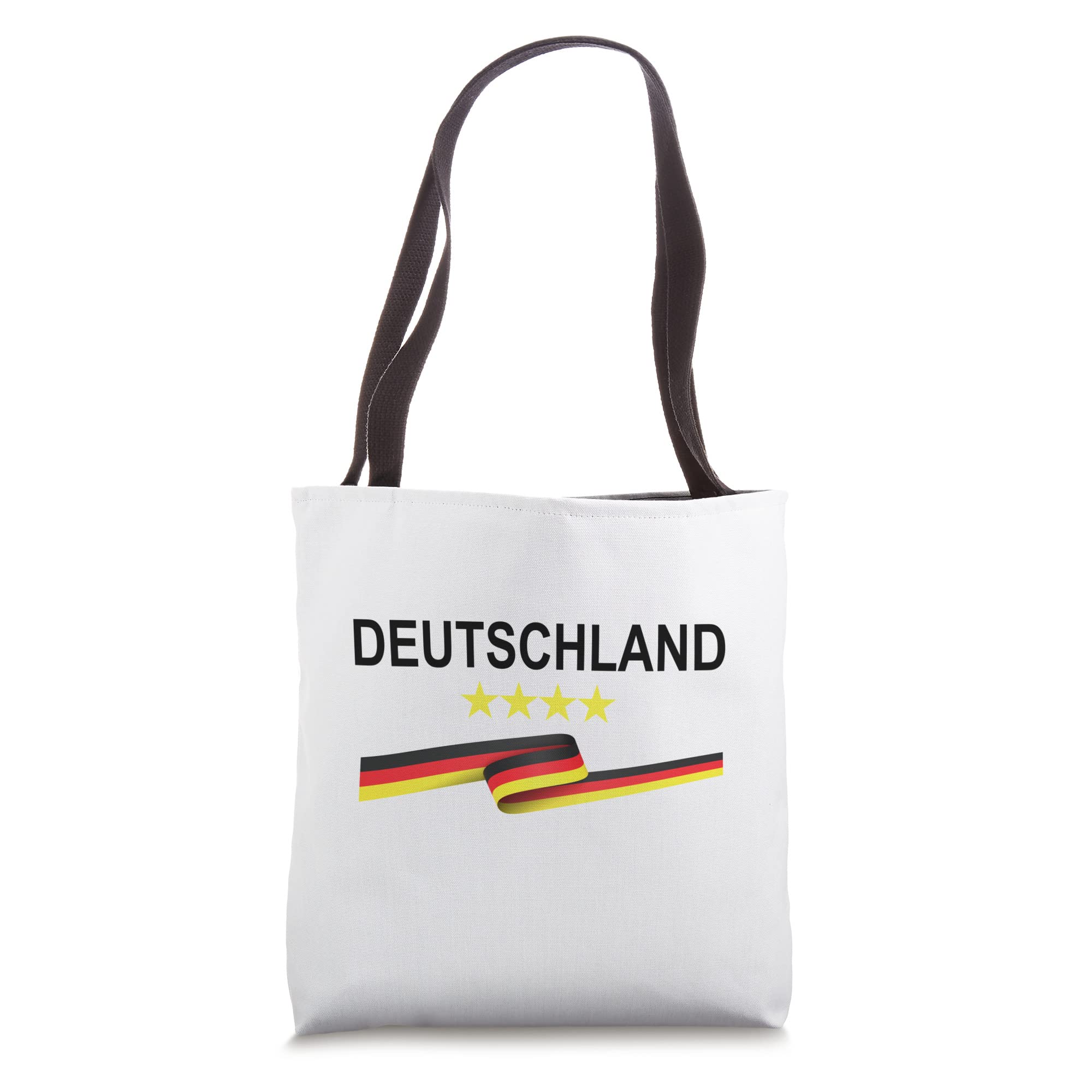 Germany Soccer Fan Tote Bag - Durable Reusable Shopping Bag for Football Games, Travel & Groceries - Perfect Gift for Soccer Lovers & Supporters