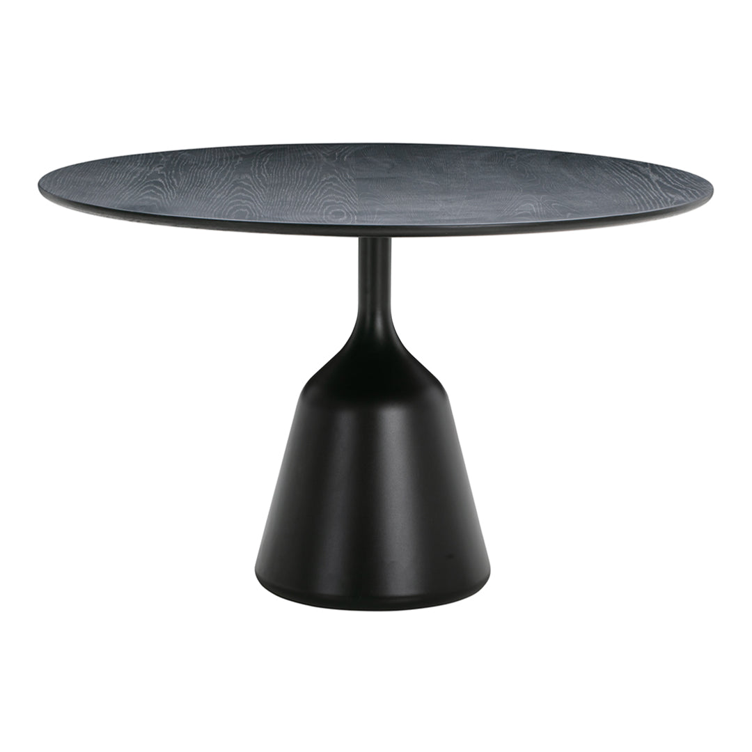 Modern Round Coin Dining Table - Elegant Metal & Glass Top for Kitchen, Dining Room, or Breakfast Nook - Perfect for Small Spaces & Contemporary Home Decor