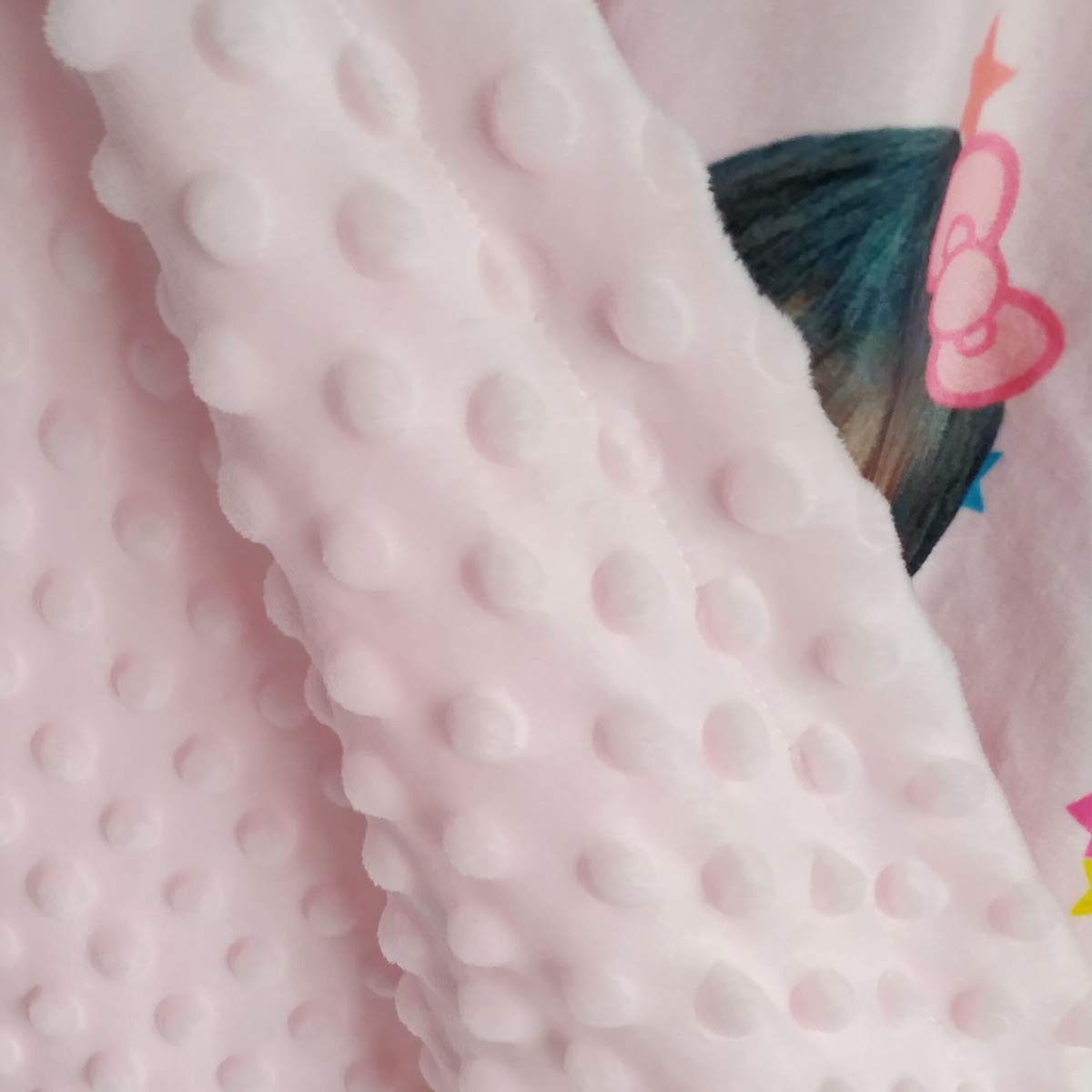 Personalized Baby Blanket with Name - Adorable Fox Design, Soft Plush & Cozy Minky Dot Blanket for Newborns (30
