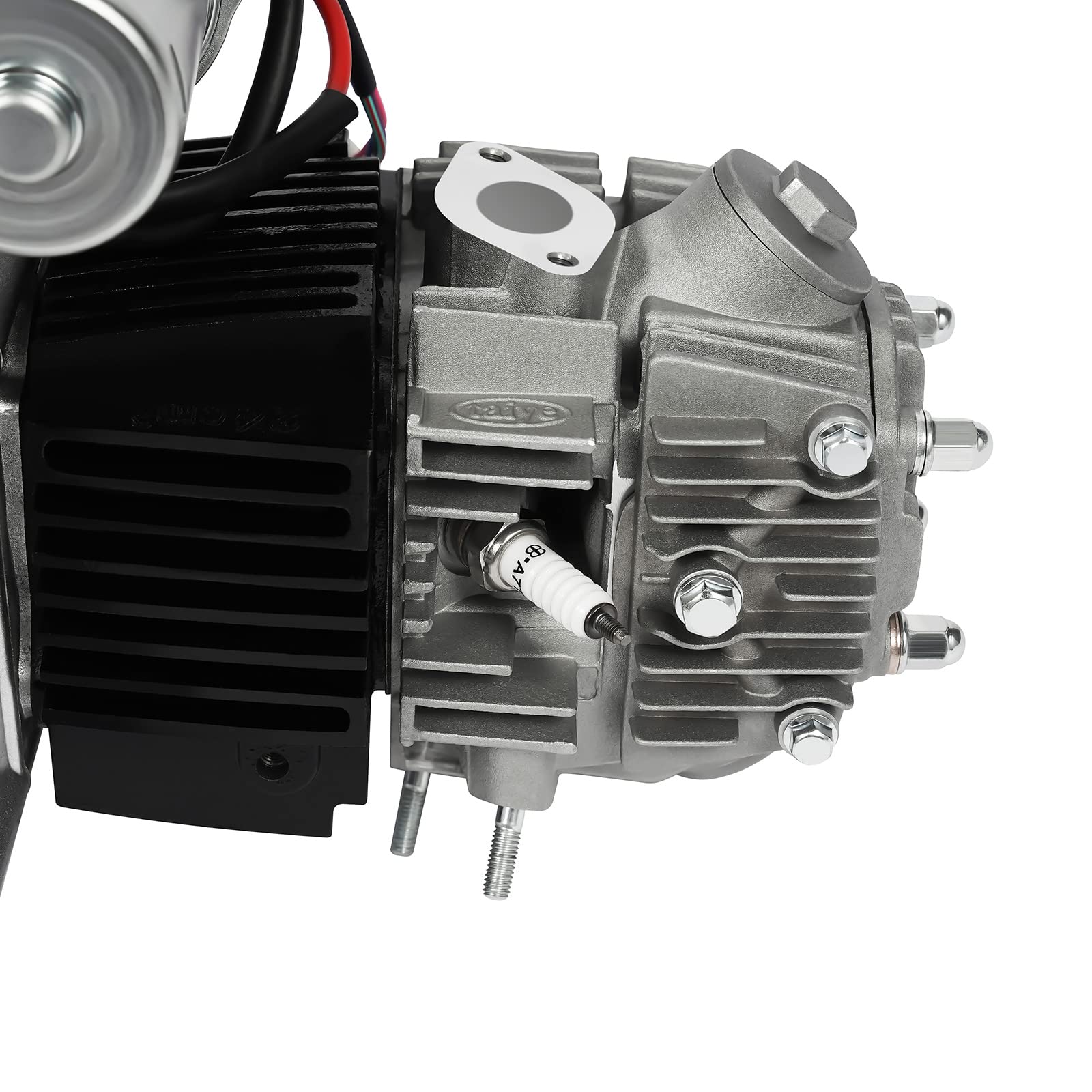 125CC 4-Stroke Semi-Auto 3-Speed Go Kart Engine Kit with Reverse & Electric Starter - Air-Cooled Single Cylinder Motor for Dirt Bikes, ATVs & Pit Bikes - Perfect for Off-Road Racing, Backyard Fun & DIY Projects