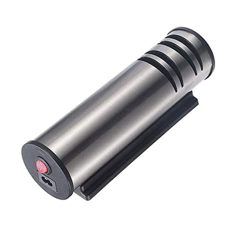 MNSRRN Professional Electric Knife Sharpener - Cordless, Stainless Steel, 2-Speed, USB Rechargeable for Kitchen Knives - Perfect for Home, Restaurant & Outdoor Cooking