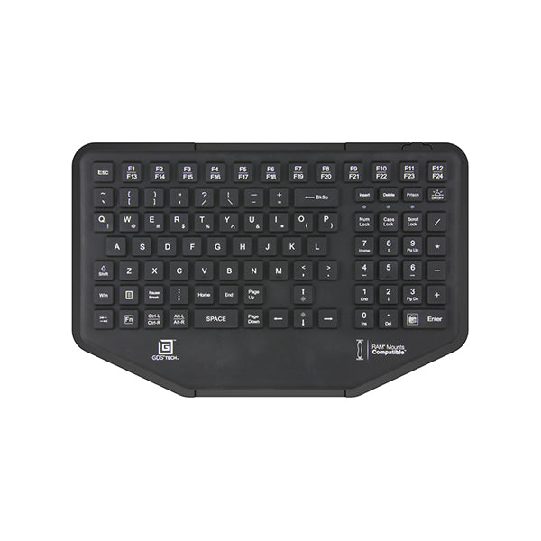 GDS Keyboard with 10 Key Numeric Pad - USB Wired Mechanical Gaming Keyboard for PC & Mac - Perfect for Office Work, Gaming, and Programming