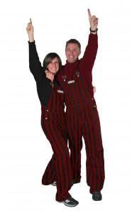 Stylish Garnet & Black Adult Bib Overalls for Game Day - Perfect for Tailgating, Football Parties & Casual Outings