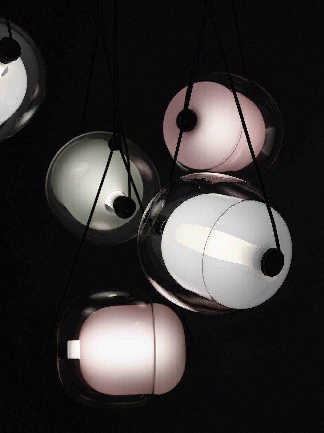 Elegant Cello Glass Pendant Light - Modern Hanging Chandelier for Dining Room, Kitchen Island & Bedroom Decor