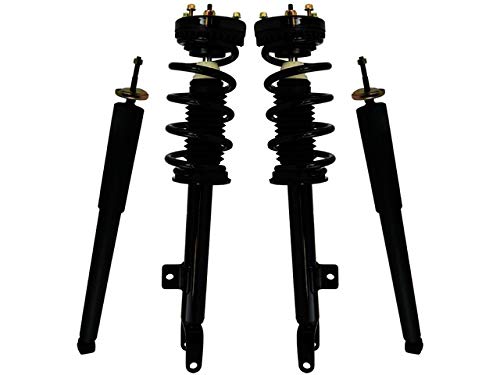 High-Performance Front & Rear Shock Strut and Coil Spring Kit - 4 Piece Set for 2011-2017 Dodge Charger R/T SE - Perfect for Smooth Rides & Enhanced Handling on Highways & Rough Roads