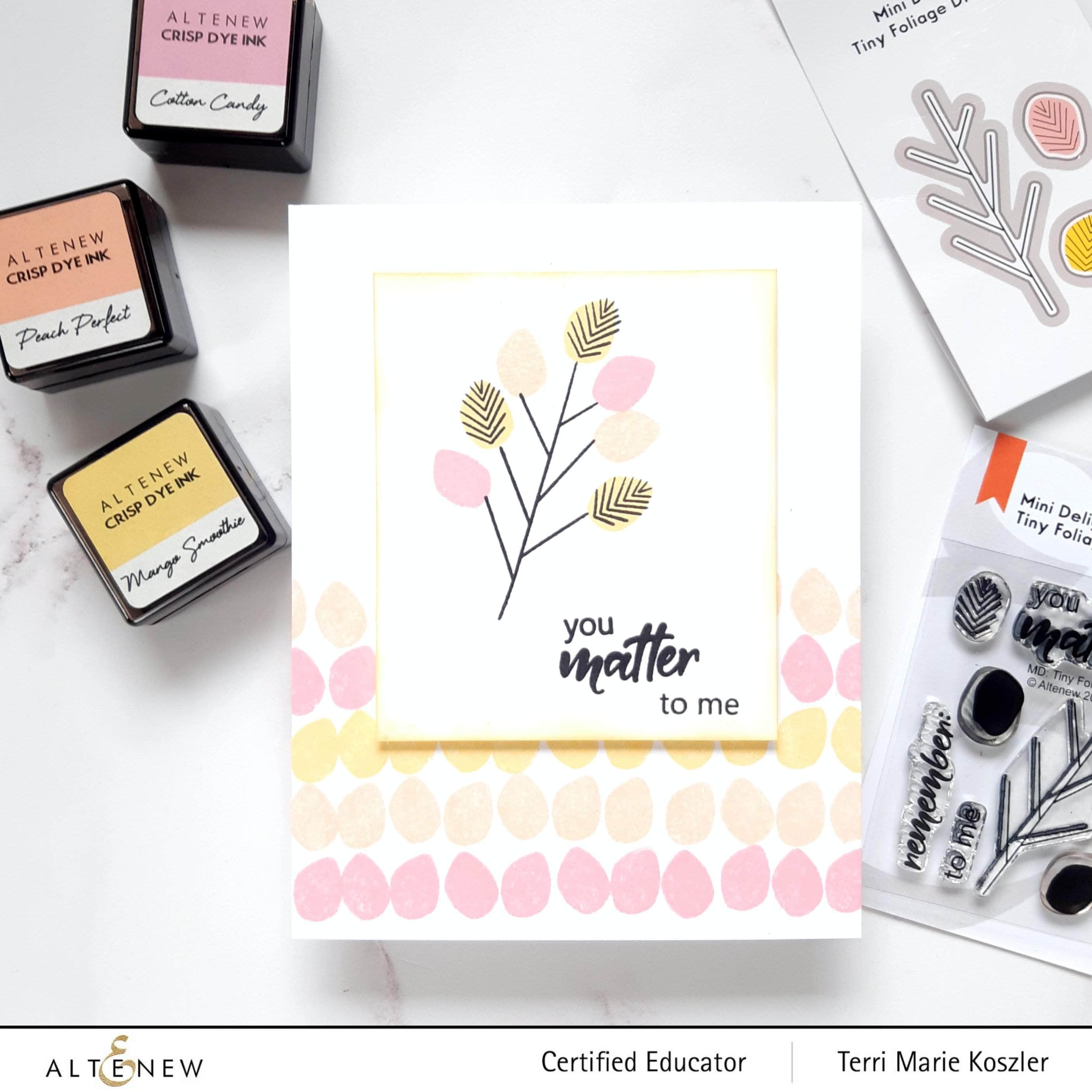 Mini Delight: Tiny Foliage Stamp & Die Set for Card Making, Scrapbooking & DIY Crafts - Perfect for Handmade Greeting Cards, Journals, and Paper Crafting Projects