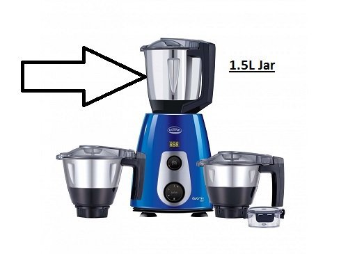 Ultra DuraMix 1.5L High-Speed Blender - Powerful 1000W Motor for Smoothies, Juices & Food Prep - BPA-Free Large Mixing Jar - Perfect for Kitchen, Restaurant & Healthy Lifestyle