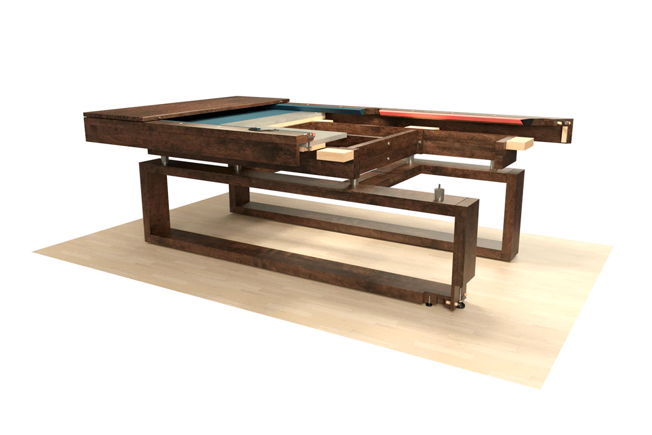 Premium Canadian Billiard Cloud Pool Table for Home Game Rooms & Bars - Professional 8ft Pool Table with Durable Slate Bed & Accessories