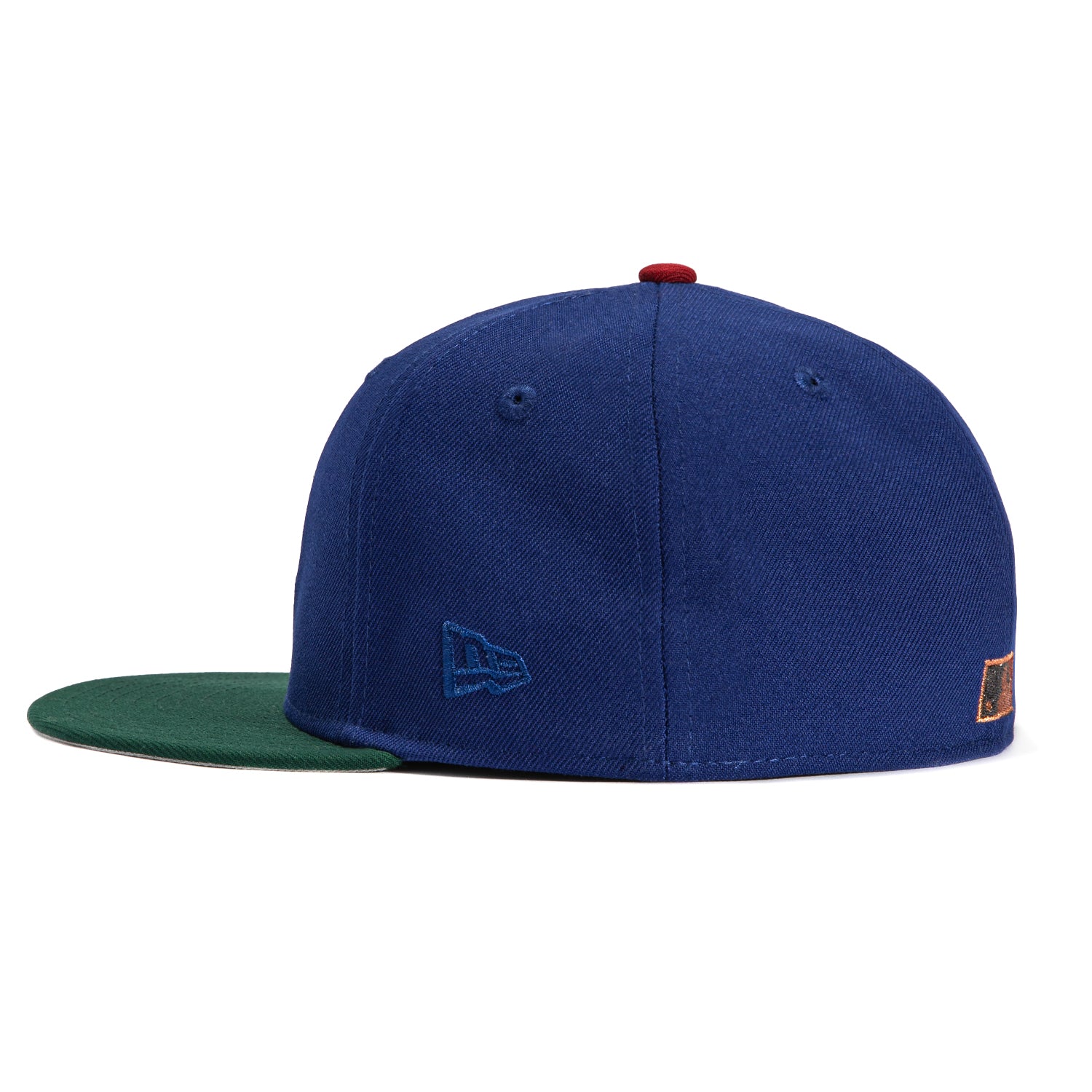 New Era 59Fifty Milwaukee Brewers Baseball Cap with Monster Logo & Heroes Patch - Royal Blue & Green - Official MLB Licensed Hat for Baseball Fans & Sports Enthusiasts - Perfect for Games, Collecting & Everyday Wear