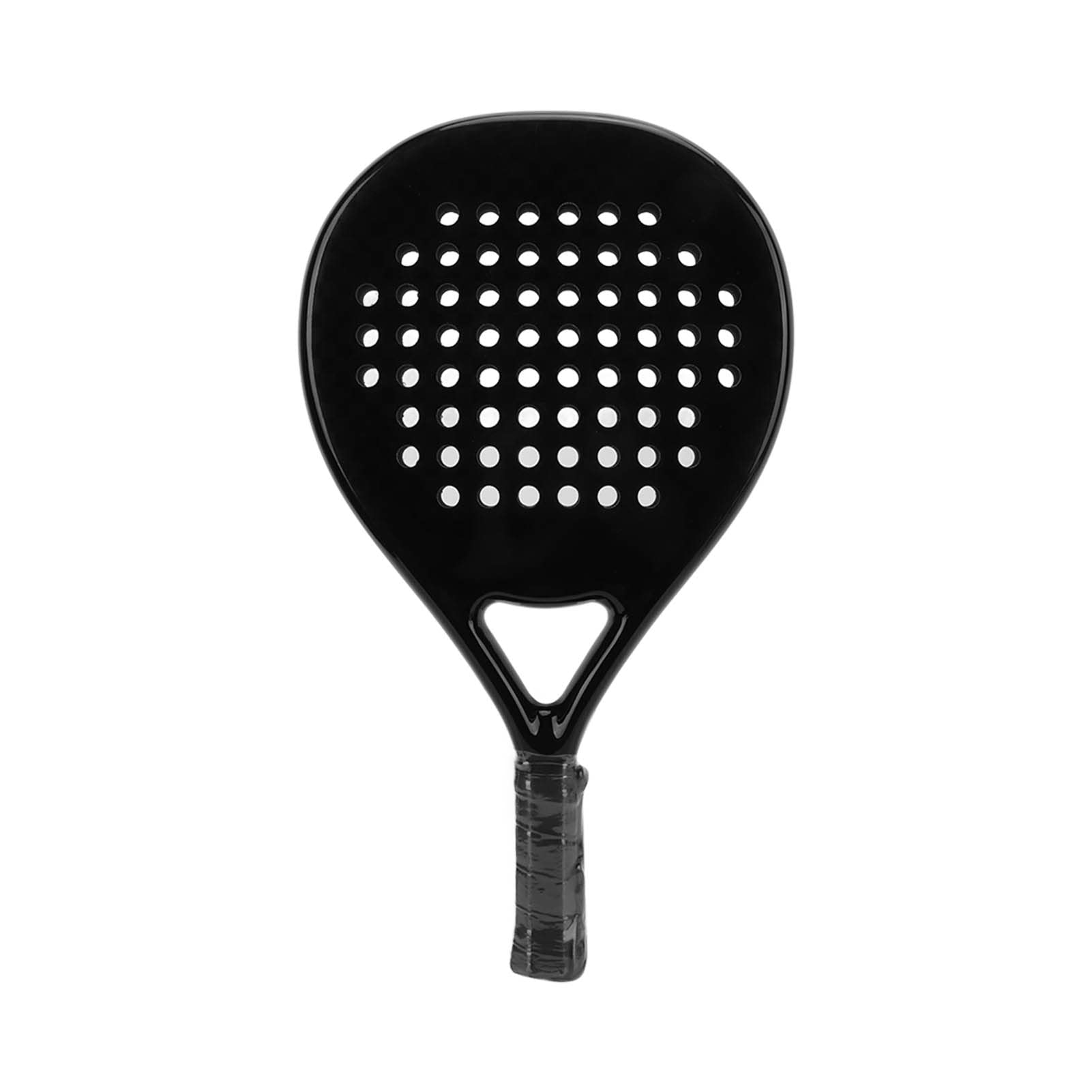 Premium Carbon Fiber Beach Tennis Paddle - 17.9x10 Inch with EVA Foam Core & Ergonomic Grip | Non-Slip Grit Surface & Wrist Strap | Ideal for Pop Tennis, Beach Tennis & Outdoor Paddle Sports | Perfect for Beach Games, Backyard Play & Waterfront Activities