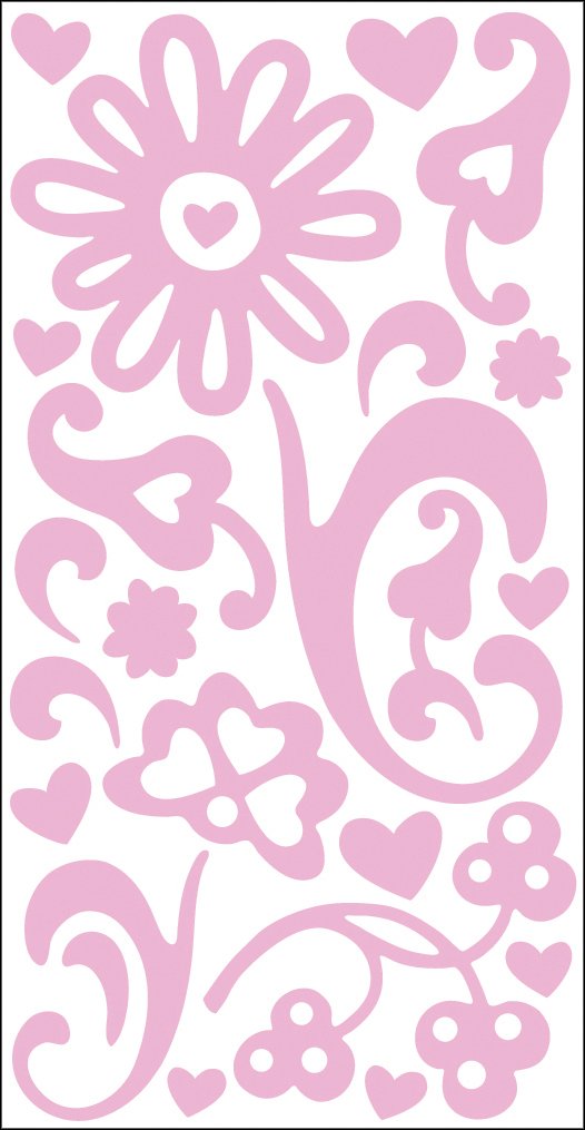 Basic Grey Sugar Rush Varnish Transparent Stickers - 5.75
