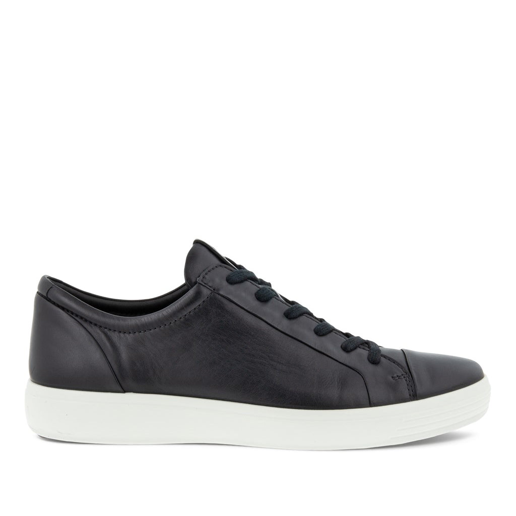 Ecco Men's Soft 7 Sneaker - Black Comfortable Walking Shoes for Casual Wear & Outdoor Activities