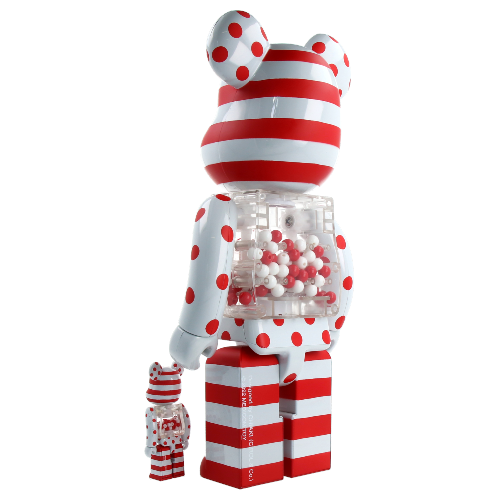 400% + 100% Bearbrick My First Baby BWWT3 Collectible Art Toy - Perfect for Home Decor, Office Display, and Gift Giving