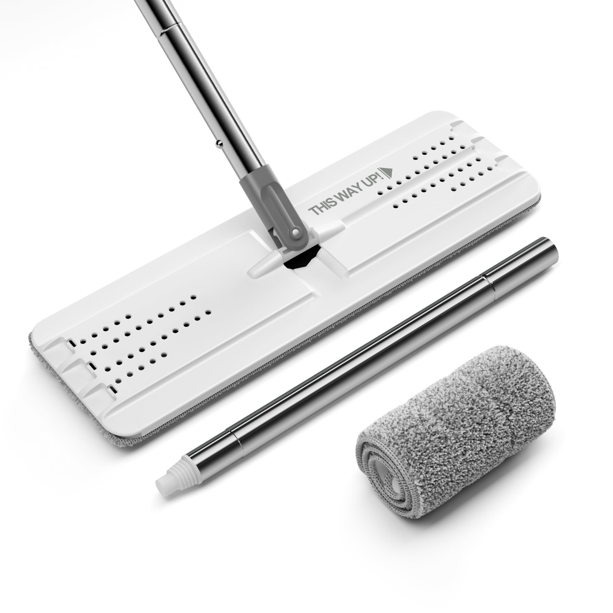JOYMOOP Microfiber Flat Mop with 60