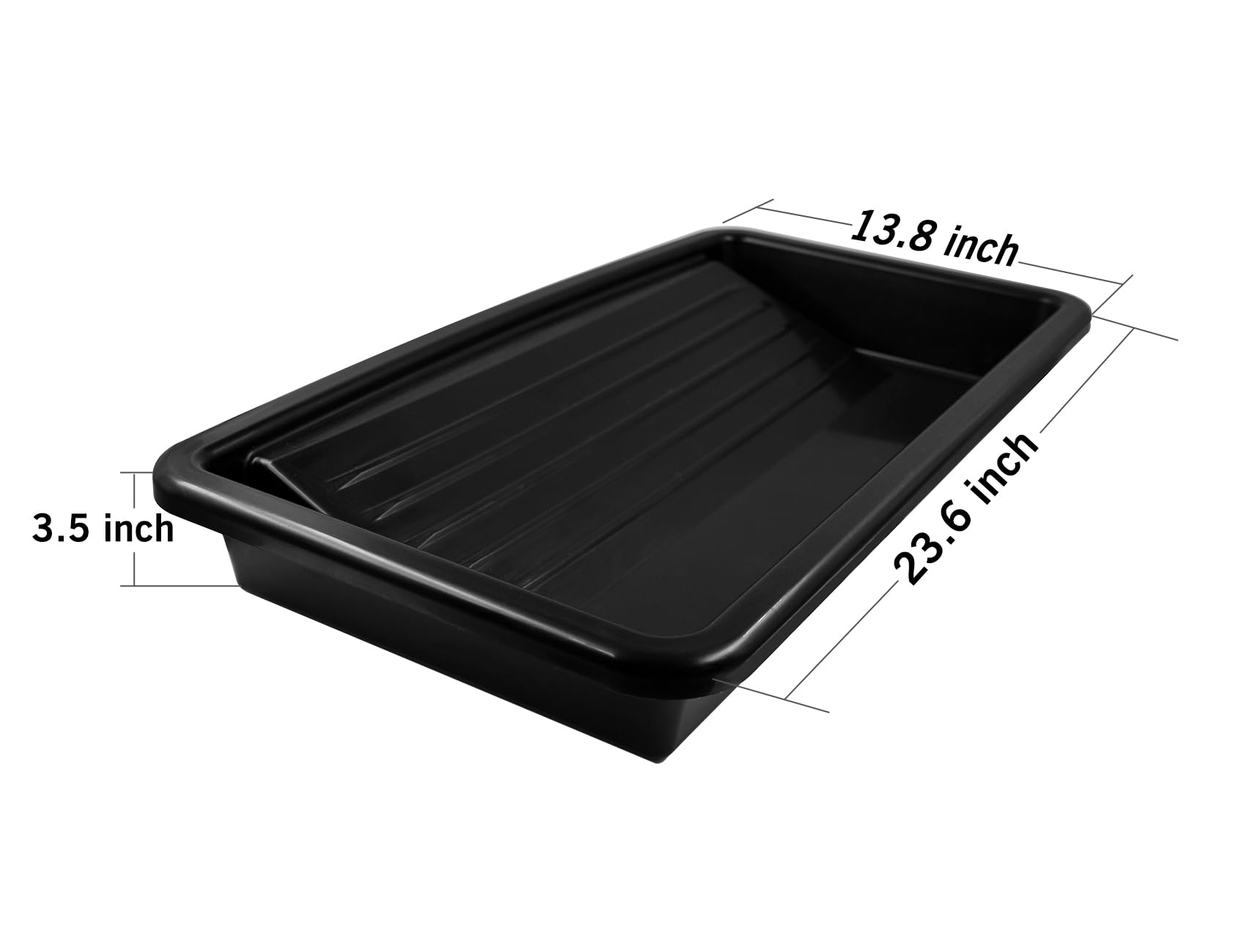ROLLINGDOG 18 Inch Large Paint Tray Set - 2 Paint Trays & 10 Disposable Liners for Professional & DIY Painting Projects - Perfect for Walls, Ceilings, and Home Renovations