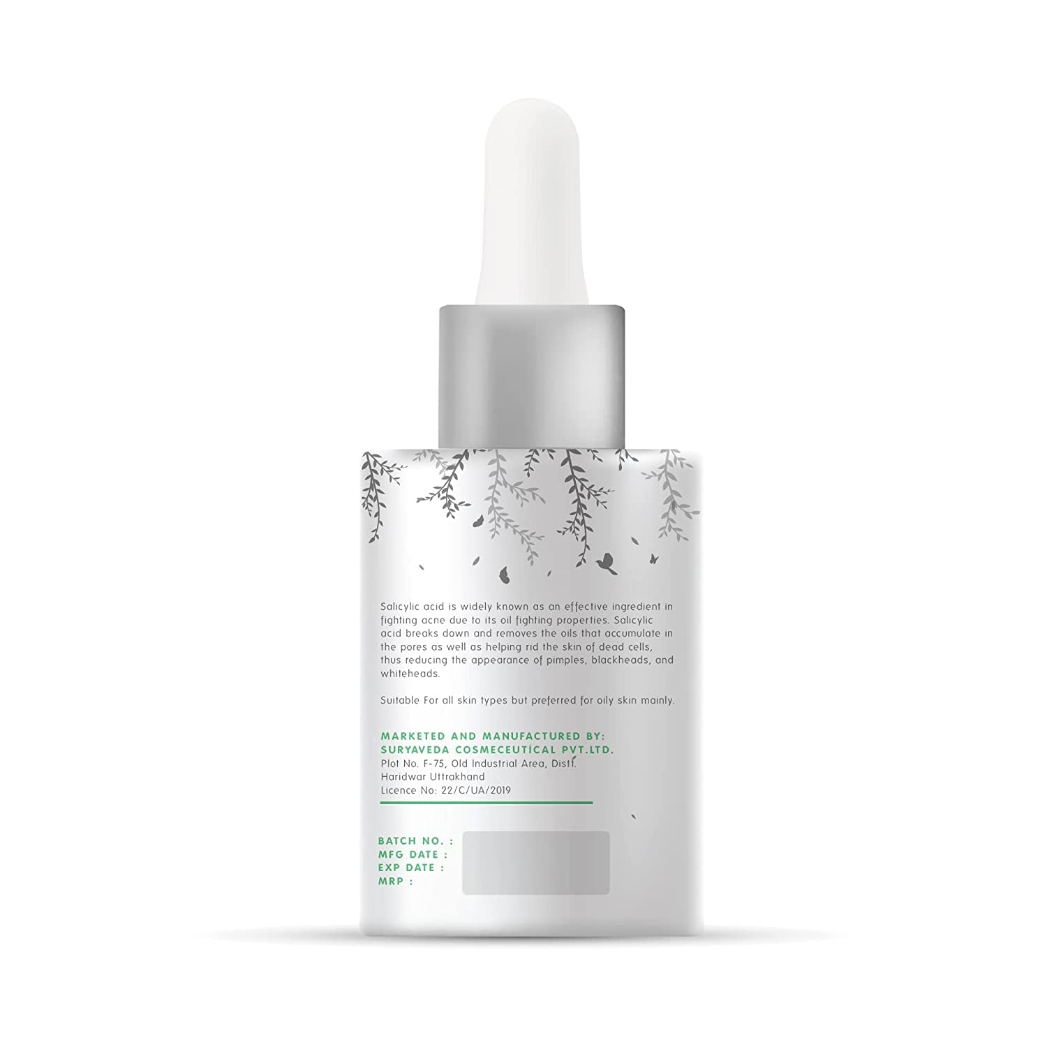 Sheltr 2% Salicylic Acid Face Serum for Acne & Oily Skin - Reduces Blackheads & Pigmentation - Unisex Skincare (30ml) - Perfect for Daily Acne Treatment & Pore Refining