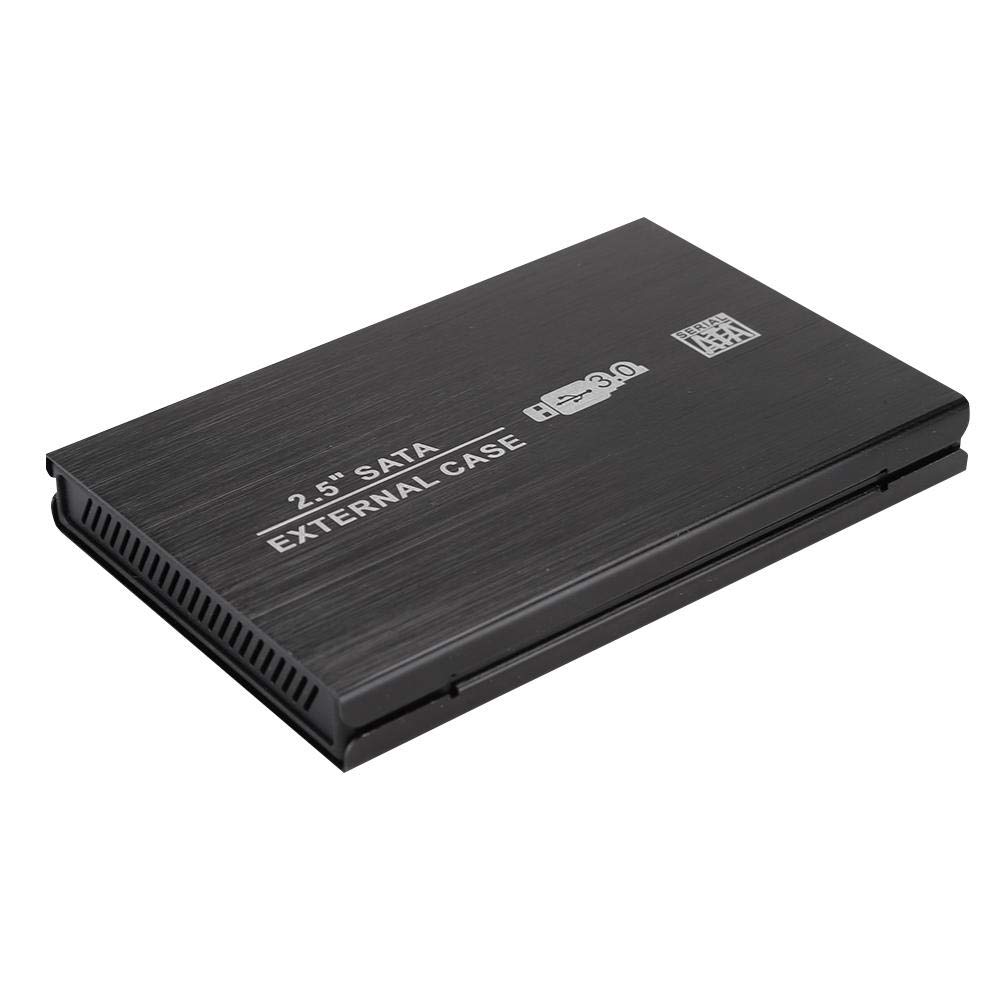Wosume USB 3.0 External Hard Drive Enclosure - Aluminum Alloy Hot Swappable HDD Case for 2.5/3.5 Inch SATA SSD HDD - Perfect for Computer, Office & Desktop Data Storage & Backup