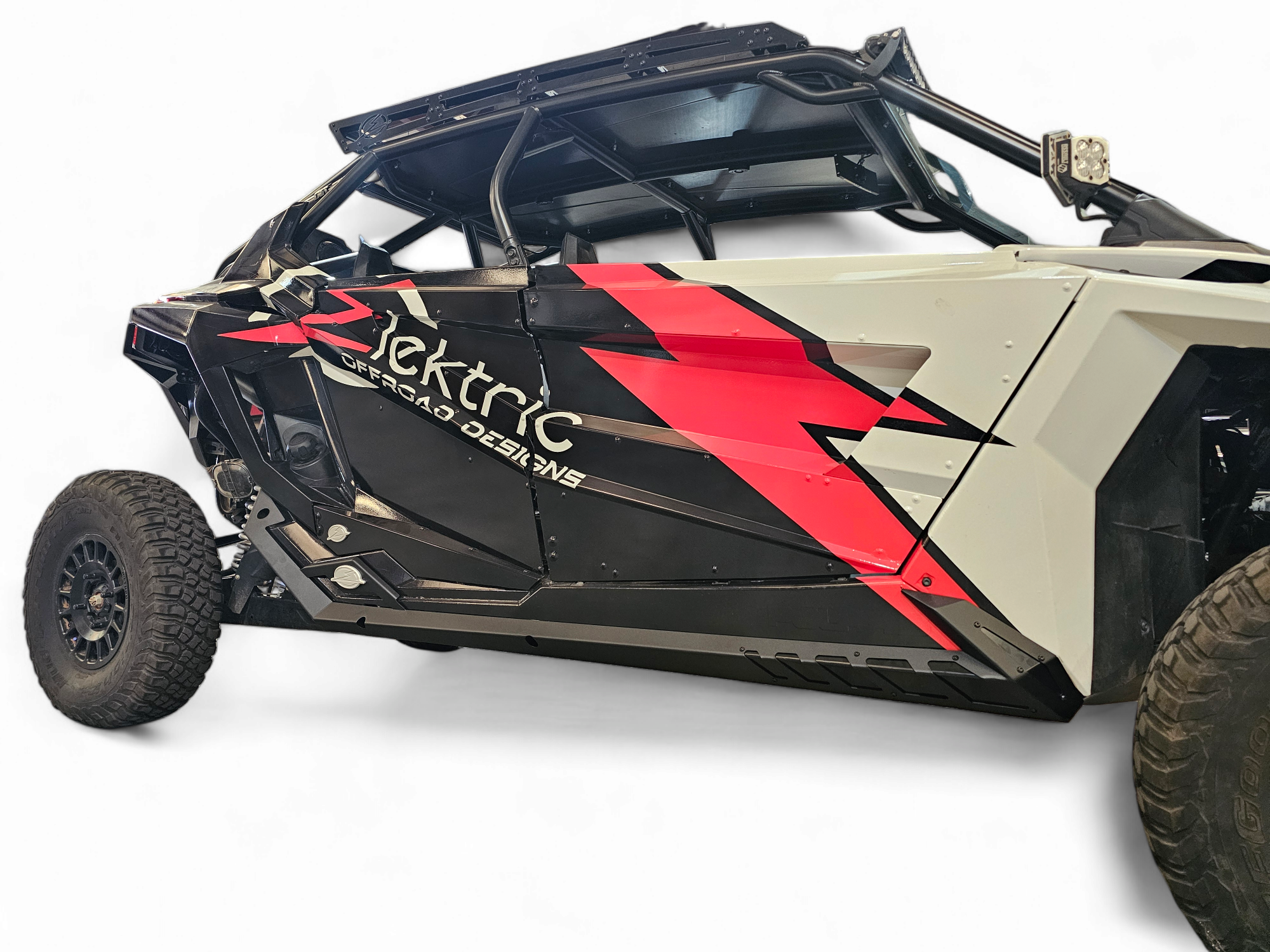 Polaris RZR Pro XP Pro R Turbo R 4-Seat Rock Guards - Heavy Duty Volt Series RKS610010 for Off-Road Protection (2020-2025 Models) | Perfect for Trail Riding & Rocky Terrain Adventures
