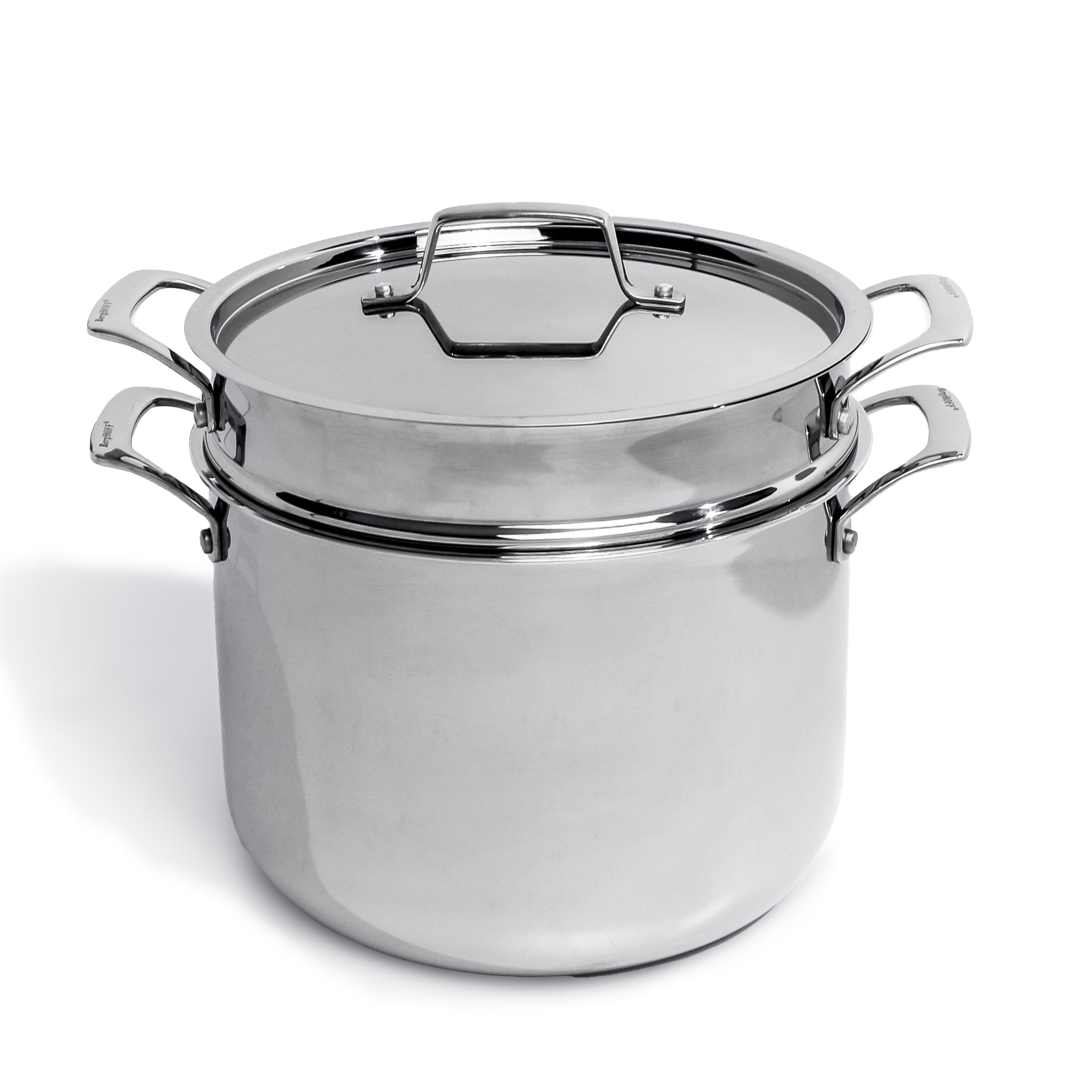 BergHOFF Professional Tri-Ply 18/10 Stainless Steel 9.5-Inch Steamer Insert – Perfect for Steaming Vegetables, Dumplings & Seafood in Pots & Pans