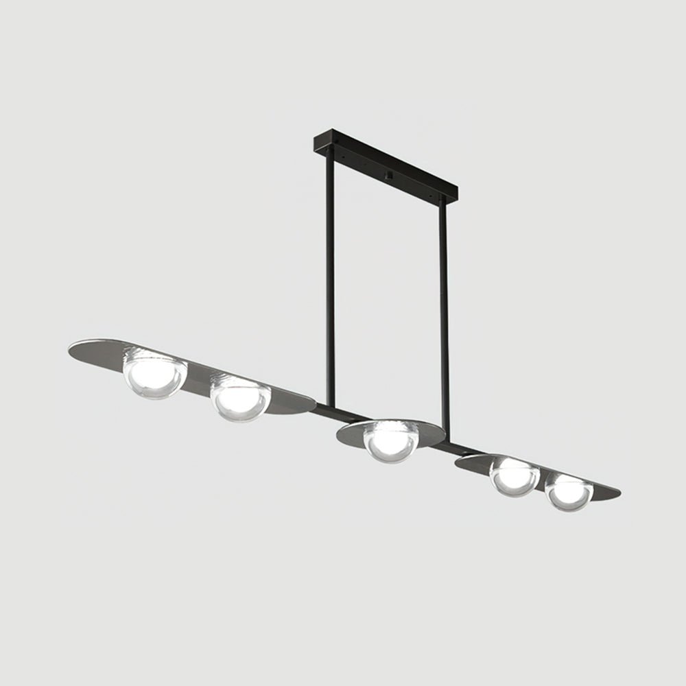 Modern Linear Elegance Pendant Light - Sleek Minimalist Hanging Chandelier for Dining Room, Kitchen Island & Bedroom Lighting