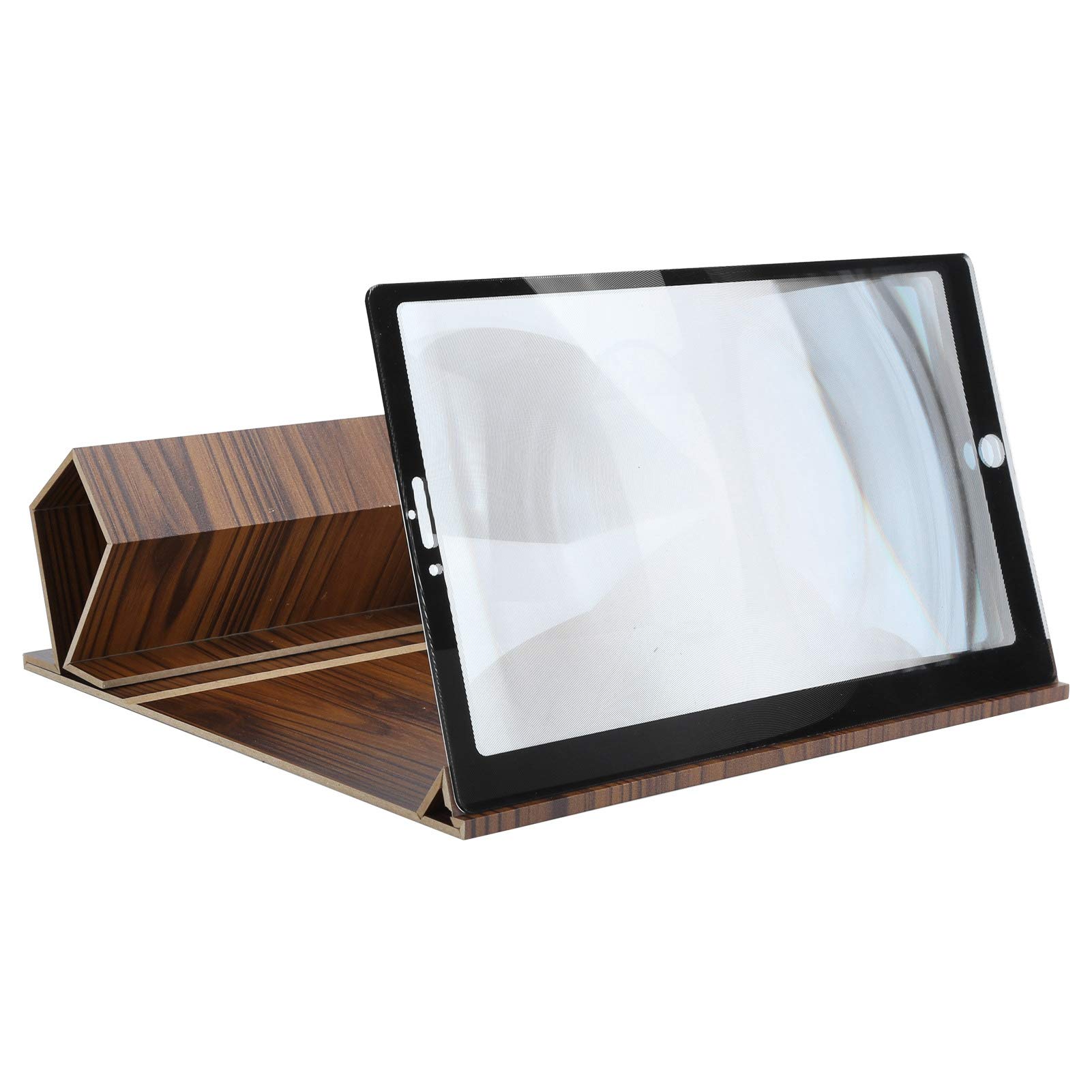 12 Inch Portable Phone Screen Magnifier - HD Projection, Eye Protection Stand for Mobile Phones | Perfect for Movies, Gaming & Reading at Home or Travel
